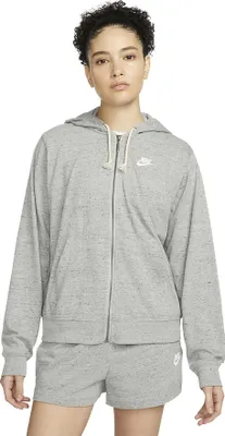 Produktbild von Nike Freizeitjacke Sportswear Gym Vintage Jacke Damen mit Kapuze, Farbe:Schwarz, Größe:XL