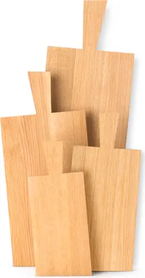 Immagine prodotto di Continenta Schneidebrett, mit Griff, Servierbrett, Küchenbrett, Holzbrett, Eichenholz, 39 x 17 cm, 4102