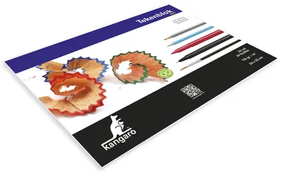 Image de Kangaro K-5586 Bloc-notes A4+ (24X32Cm) 110 grammes 24 feuilles blanc