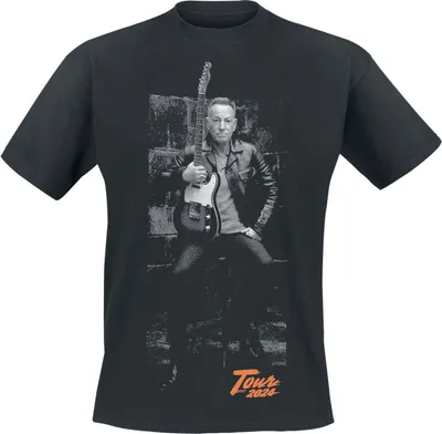 Produktbild von Bruce Springsteen T-Shirt Herren Photo schwarz Band-Merch, Bands 100% Baumwolle XL