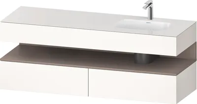 Produktbild von DURAVIT QA4796043220010 QTG EWT KWTU 1600 Wß Hgl. Be