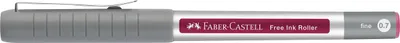 Immagine prodotto di FABER-CASTELL 348126 FABER-CASTELL Free Ink Tintenroller grau 0,7 mm, Schreibfarbe: rot, 1 St.