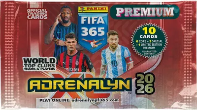 Immagine prodotto di PANINI FIFA 365 2025/2026 - ADRENALYN karty - PACCHETTO PREMIUM