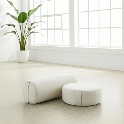 Produktbild von Yoga-Set Ananda (Meditationskissen Dhyana + Yoga-Bolster Samtosha)