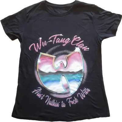 Produktbild von Wu-Tang Clan - "Ain´t Nuthing Ta F´ Wit" T-Shirt für Damen RO4991 (44 DE) (Schwarz)