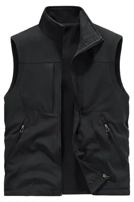 Immagine prodotto di Solidchoice - Gilet in pile antivento, ideale per attività all'aperto