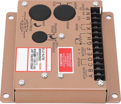 Obrázek produktu pro Regulátor otáček motoru Generátor Elektronický řídicí modul Díly elektrocentrály ESD5500e DC 12 V/24 V