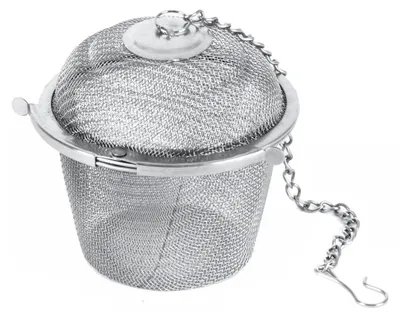 Zdjęcie produktu dla Sito do przypraw - infuzer do przypraw - 6 cm - stal nierdzewna - srebrny