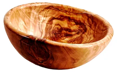 Produktbild von Obstschale aus Holz, Olivenholz (28cm Durchmesser)