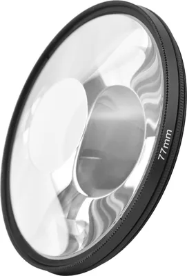 Produktbild von 77mm Whirlpool Glasprisma Kaleidoskop Objektivfilter Optischer Glaslinsenfilter Professionelles Fotografiezubehoer fuer DSLR-Kamera