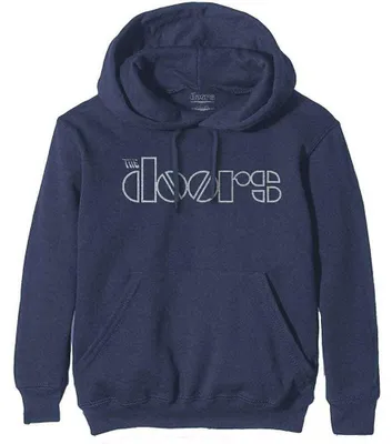 Produktbild von The Doors Logo Navy Blue M Hoodie