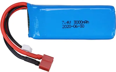 Obrázok produktu pre LiPo batéria 7.4V 3000mAh 2S s T-zástrčkou - Kompatibilná s Wltoys 144001 1/14 RC auto - Vysoko výkonná náhradná batéria
