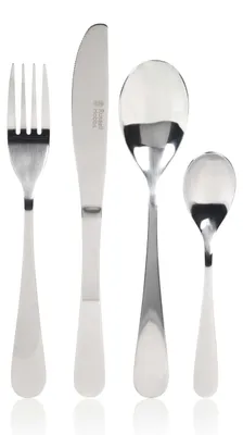 Image de Couverts Set de couverts - Ensemble 24 pièces - Acier inoxydable - Lave-vaisselle