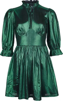 Produktbild von Hell Bunny Kurzes Kleid Damen Gigi Mini Dress grün Abendkleider 100% Polyester XS
