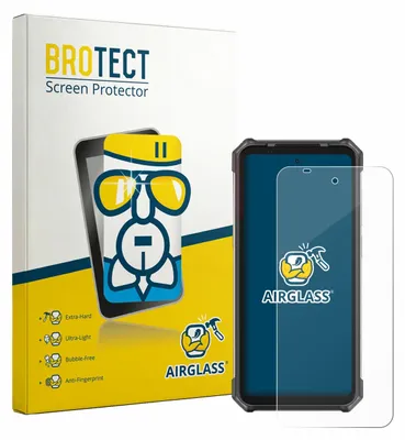 Produktbild von BROTECT Schutzglas für Ulefone RugKing 5 Pro Schutzfolie Panzer Folie Glas Display Schutz klar