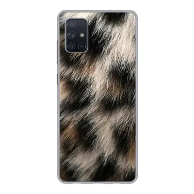 Produktbild von MuchoWow® Handyhülle Schutzhülle Hülle für Samsung Galaxy A71 Nahaufnahme Pantherdruck Silikon Softcase Handy Hülle - Kartenbesitzer