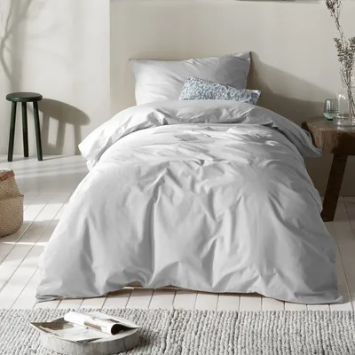 Zdjęcie produktu dla Poszwa na kołdrę Moodit, Basil Silver - 140 x 220 + 60 x 70 cm - bawełna