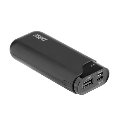 Produktbild von Power Bank JetPak LED 4,000mAh Black USB-C Elektronik Poerbank 3SIXT 41599