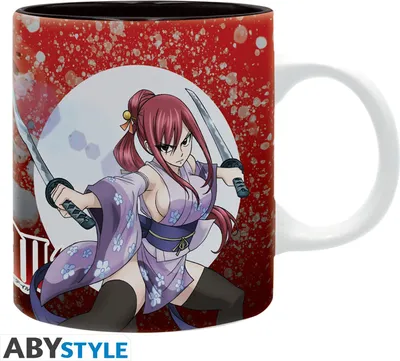 Produktbild von FAIRY TAIL - Tasse - 320 ml - Erza & Jellal - subli - box