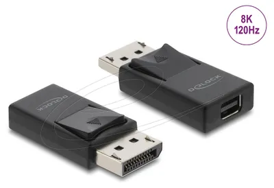 Obrázok produktu pre DeLOCK 61074, mini DisplayPort, DisplayPort, Čierna