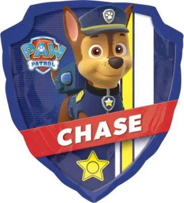 Productafbeelding van PAW Patrol - Ballon - Folie - Chase - 63cm - Blauw - 1 stuks