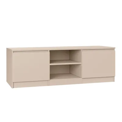 Produktbild von YUMEBLY TV-Schrank RTV-Truhe Basic | 120x40x40 cm | TV Lowboard mit Stauraum | Fernsehtisch für Wohnzimmer, Schlafzimmer | Modern | Kashmir