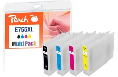 Image de Peach Patrone Epson No.755XL MultiPack bk,c,m,y remanufactured