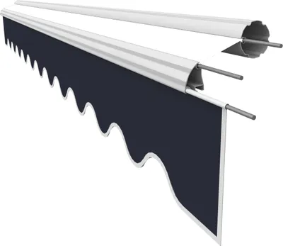 Produktbild von VANA Markisen Volant für 3 m Markisen Markisenstoff Markisentuch Sonnenschutz nur Volant fertig genäht Maß 2,82 x 0,21 m Design SPD004