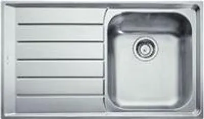Produktbild von Franke NEX 611 DX, Edelstahl, 1 Becken, 360 x 420 mm, 20 cm, 8,89 cm (3.5"), 560 mm