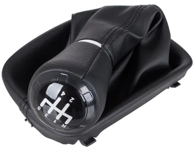 Image de Bouton de levier de vitesse, manchon et cadre 5 vitesses pour Audi A3 8L, modèles de 1996 à 2003
