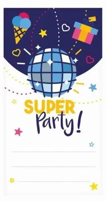 Zdjęcie produktu dla Zaproszenie Party P025 (10szt) - MFP