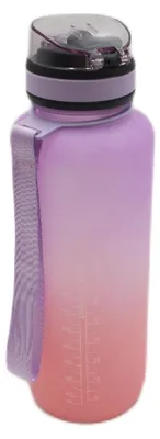 Produktbild von Motswedi Trinkflasche mit Strohhalm 1500 ml BPA-frei Hellviolett Hellrosa