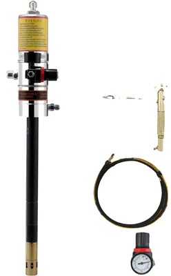 Image de Pompe à graisse VEVOR Pompe à graisse pneumatique avec rapport de pression 50:1, tuyau haute pression de 3,96 m et pompe à graisse, Pompe à graisse pneumatique, Pompe à graisse portable avec tête de pompe à graisse pivotante à 360