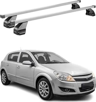 Produktbild von Menabo Dachträger Grundtäger für Opel Astra H 2004-2010 75kg Stahl Silber 2 tlg