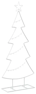 Immagine prodotto di Albero di Natale in metallo con base, modello KUOPIO, 125 cm, acciaio, colore bianco