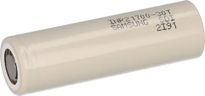 A single battery is shown against a white background.