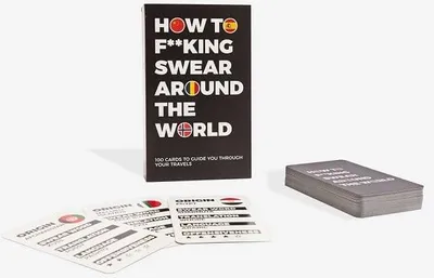 Produktbild von Wie man in der Welt schwört Spielkarten Lustiges Geschenk