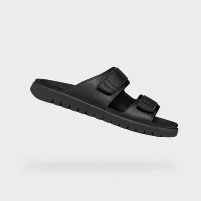 Produktbild von Geox Schwarze Herren-Sandalen Flextride S 39