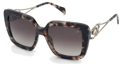 Produktbild von Blumarine SBM891 Avana marrone/rosa 55/18/140 Damen Sonnenbrillen