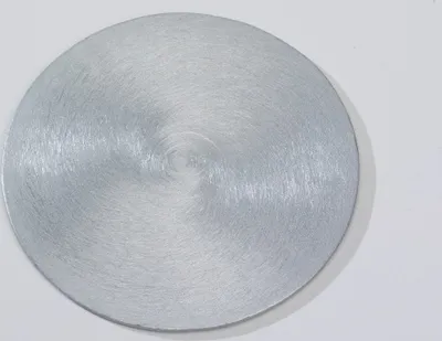 Produktbild von Osterkerzen Kerzenteller Flachteller Rund Alu Silber Ø12 cm