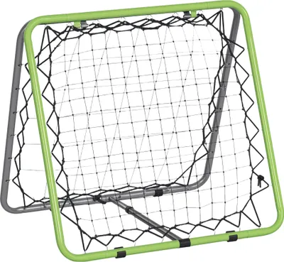Produktbild von Schaukelgestell, Outdoor-Schaukelgerüst mit 2 Schaukeln, Wippe, Kinderschaukel mit Metallgestell, Grün