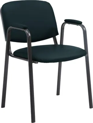Produktbild von Besucherstuhl Ken PRO Kunstleder schwarz
