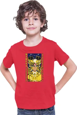 Obrázek produktu pro Dětské Triko Japan Anime Manga Saint Anime Seiya Gemini Gemini, 7-8 Jahr - 128 / Červené