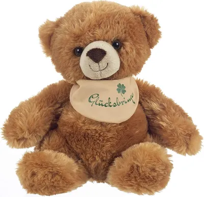 Produktbild von Uni-Toys - Teddybär "Glücksbringer" - 25 cm (Höhe) - Plüsch-Teddy - Plüschtier, Kuscheltier
