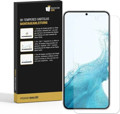 Produktbild von 2x 9H Panzerglas für Samsung Galaxy S23 Plus Displayschutz Schutzglas Hartglas Schutzfolie Panzerfolie KLAR Tempered echtes Displayglas Glasfolie Displayfolie Folie Transparent