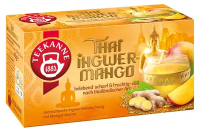 Zdjęcie produktu dla Teekanne Thai Ingwer-Mango 7263 20 St./Pack.