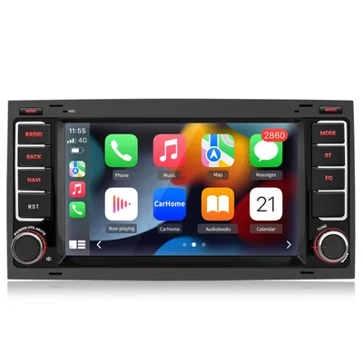 Image de 2+64G Android 13 Autoradio Für VW T5 Multivan Touareg Transporter 2004-2011 DAB+ GPS Navi WIFI BT SWC USB