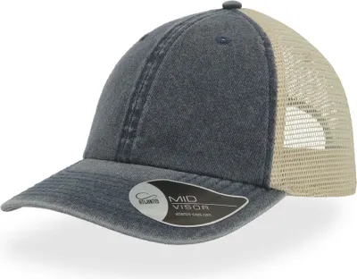 Produktbild von Atlantis CASE | Case Cap - 8 Steppnähte am Schirm - Farbe: Navy/Stone - Größe: One Size