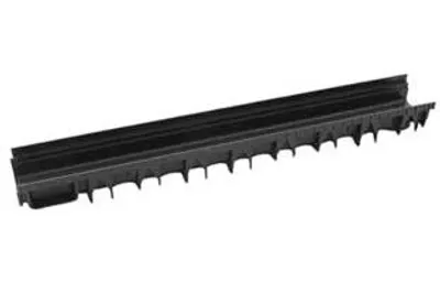 Obrázek produktu pro Polypropylenový žlab 100 x 13 cm, černý – 100 x 13 x 7,5 cm (v)