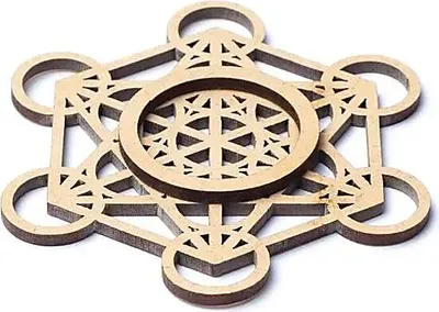 Produktbild von Edelsteinkugelständer Metatrons Würfel – Packung mit 10 Stück – 7 cm
